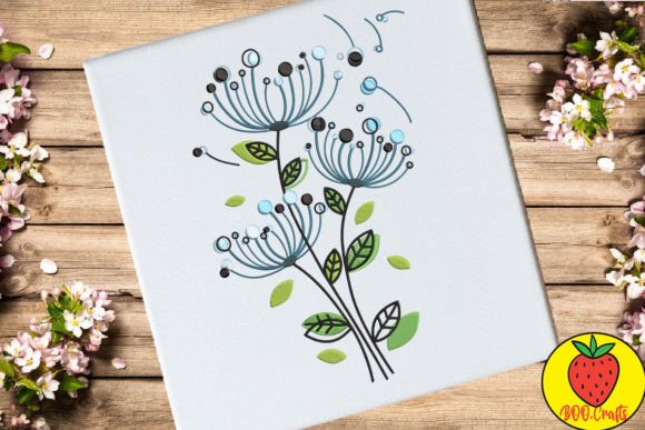 Blue Flower Doodle: A Seasonal Embroidery Review