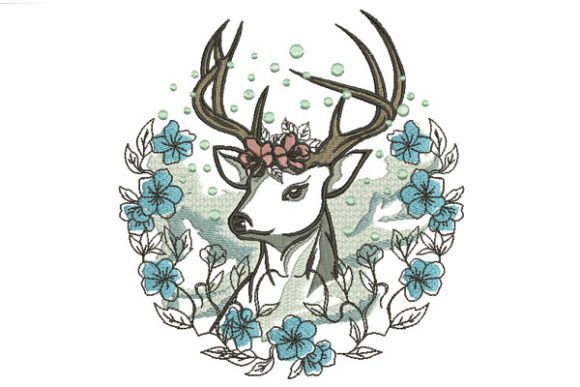 Deer and Flowers: A Seasonal Embroidery Review