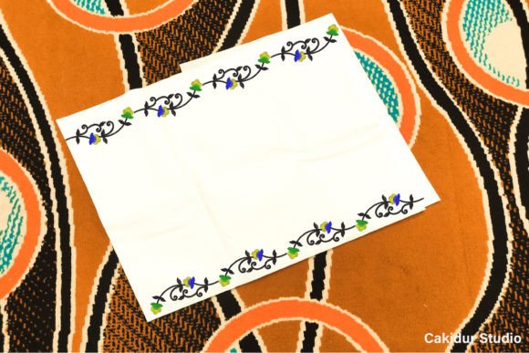 Green Blue Flower Border: A Craft Fair Review