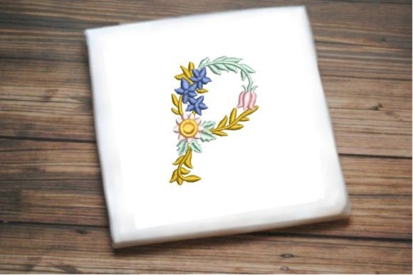 Review: Letter P in Beautiful Flower Embroidery