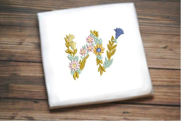 Review: Letter W in Beautiful Flower for Personalized Gifts