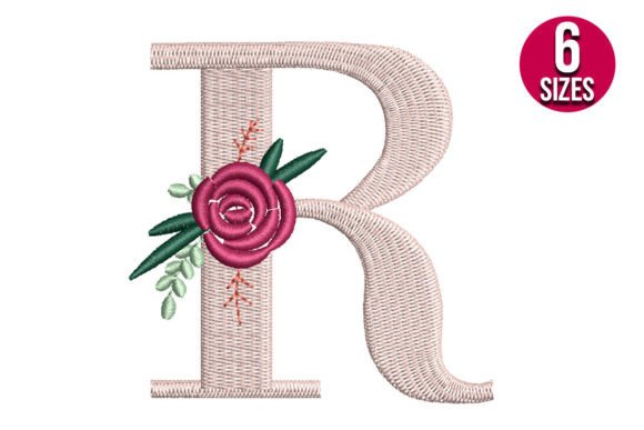 Reviewing Floral Alphabet R Letter for Apparel
