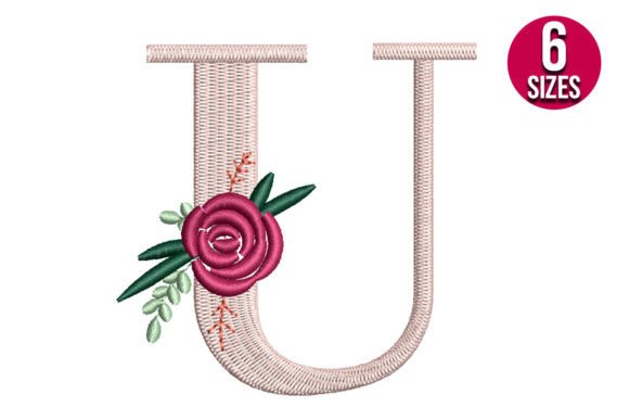 Reviewing Floral Alphabet U Letter for Etsy Shops