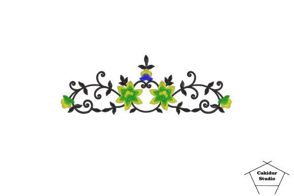 Yellow Green Flowers Embroidery Review
